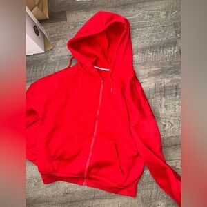Zip up hoodie